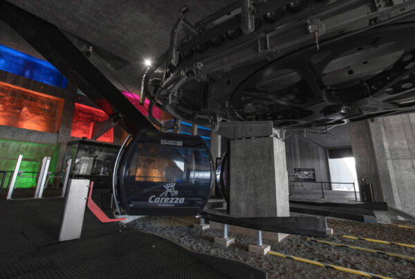 König Laurin 2 Carezza Dolomites Ivan Goller Kabinenbahn KOnig Laurin Bergstation Dez 2021 9